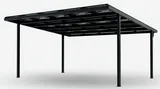 Solar Carport Doppelcarport Aluminium Rahmen ohne Module f&uuml;r zwei Fahrzeuge - Bild 1 von 11