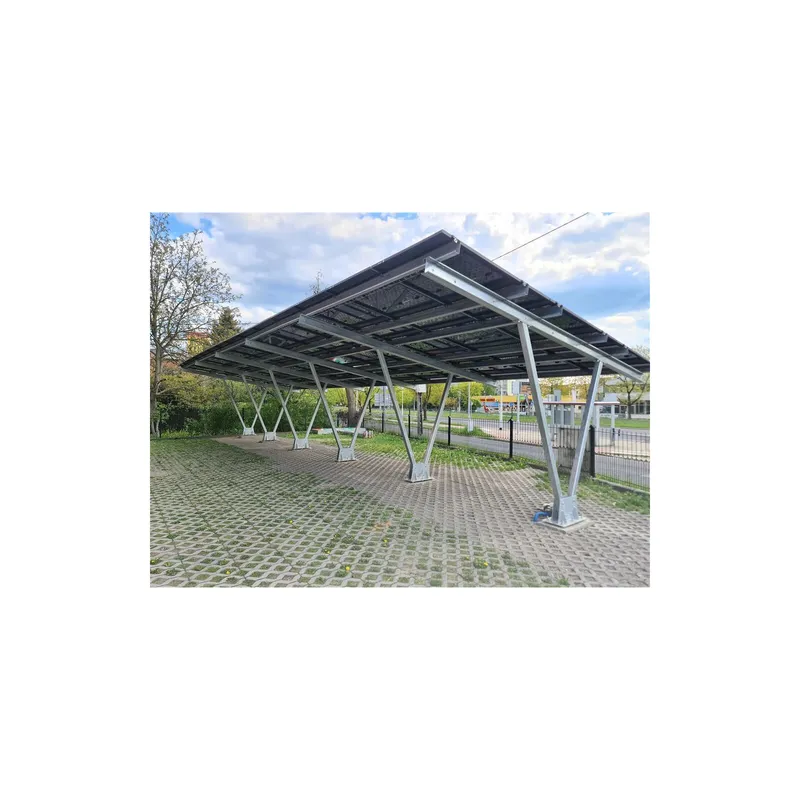 Industrie-PV-Carport 4 Stellpl&auml;tze