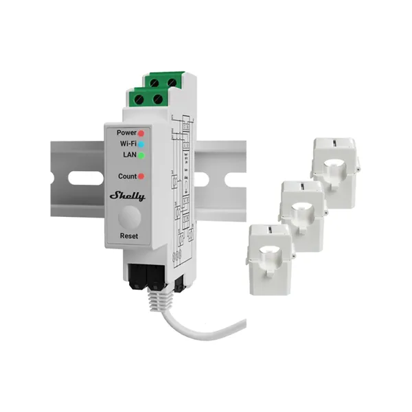 Shelly Pro 3EM WLAN-, LAN- und Bluetooth