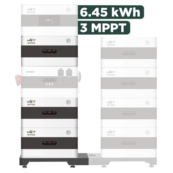 SunEnergyXT Plus (bis 17,2 kWh) Konfigurator 3520 Wp ohne BK215 / 6,45 kWh / Trina 440 Wp bifazial / 8 Module