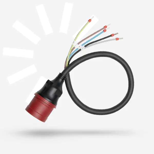 Anker SOLIX CEE 400V 16A Drei-Phasen-Stecker (0.6m Kabel)