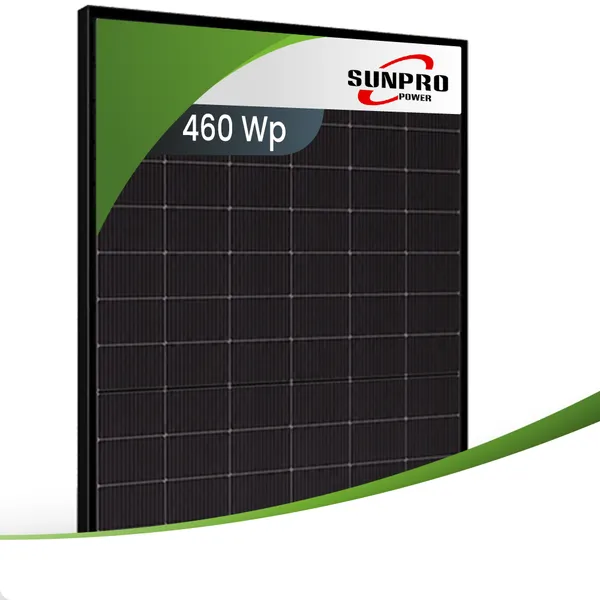 Sunpro 460Wp SPDG-N96R12 Glas-Glas Bifazial Fullblack