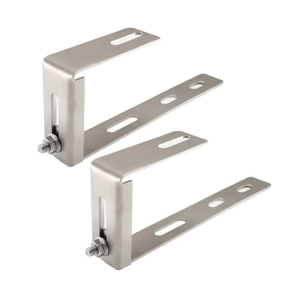 Square Hooks für Montageset Balkonkraftwerk Gelände (für 1 Modul)