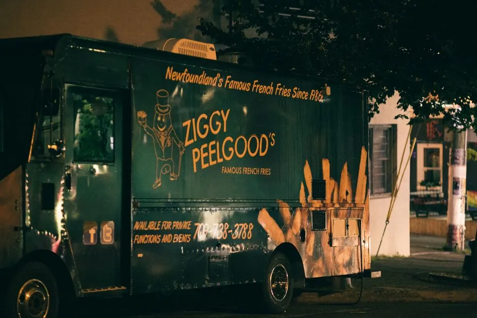 Foodtruck an der Straße