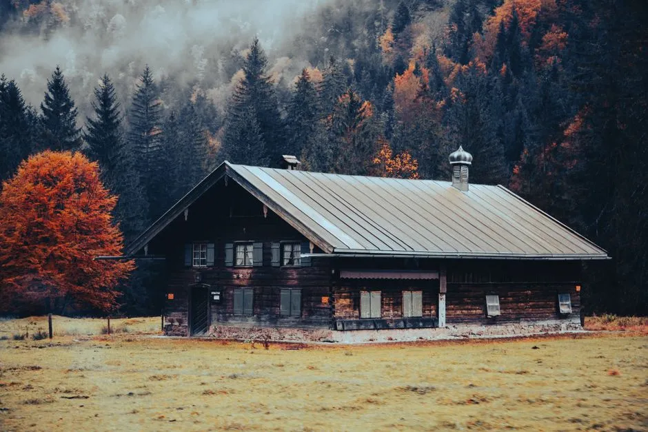 Almhütte in den Bergen ohne Netzanschluss