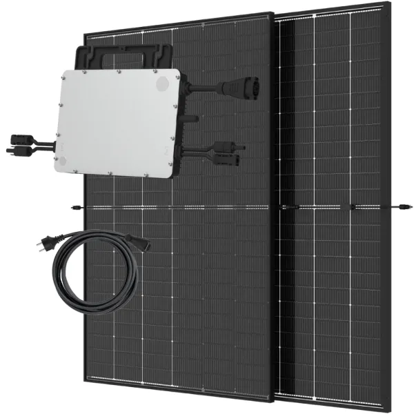 Balkonkraftwerk 840Wp 2x JA Solar 420Wp Monofazial Hoymiles HMS-800W-2T