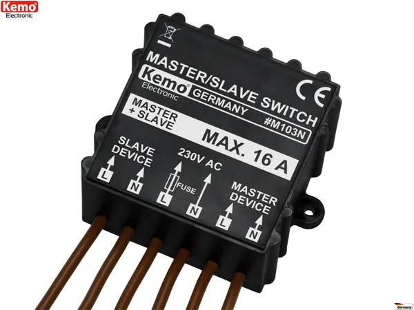 Kemo Master/Slave Schalter 230 V/AC (400 V/AC)
