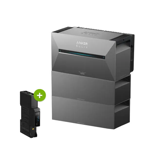 Anker 13,44kWh SOLIX 3 E2700 PRO All-in-One Speichersystem und 4x BP2700 Erweiterungsakku inkl. Smart Meter