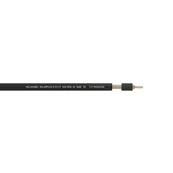 Lappkabel ÖLFLEX H1Z2Z2-K 1x10mm² WH/BK Solarkabel Meterware