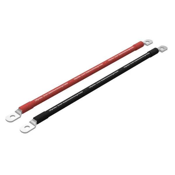 Offgridtec® 2m Batteriekabel 16mm² beidseitig M8 Ösen