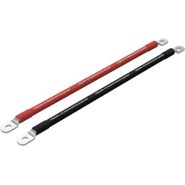 Offgridtec 2m Batteriekabel 70mm² beidseitig M8 schwarz / rot