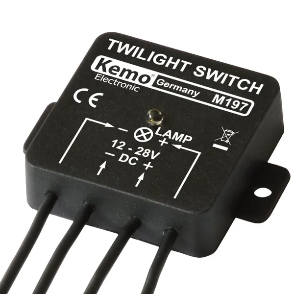 KEMO Dämmerungsschalter 12-28 V/DC