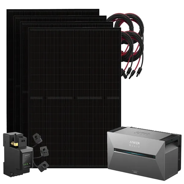 Anker 1800W Solix 3 Balkonkraftwerk inkl. 2,69kWh Speicher E2700 BP2700 & Stromzähler
