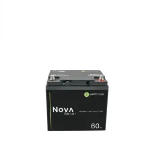 WATTSTUNDE® NOVA Base² 60Ah Batterie LiFePO4 12,8V 768Wh